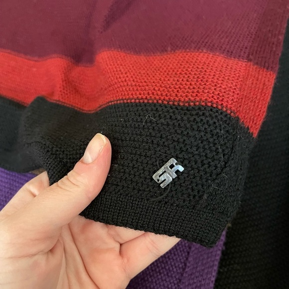 Sonia Rykiel lambswool colorblock scarf 16” x 102” - Picture 7 of 15